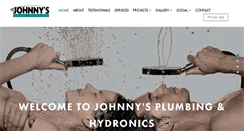 Desktop Screenshot of johnnysplumbing.com